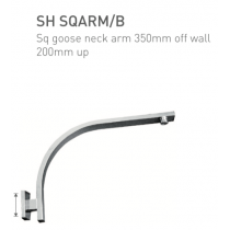 ECT Sq Goose Neck Arm 350mm off wall